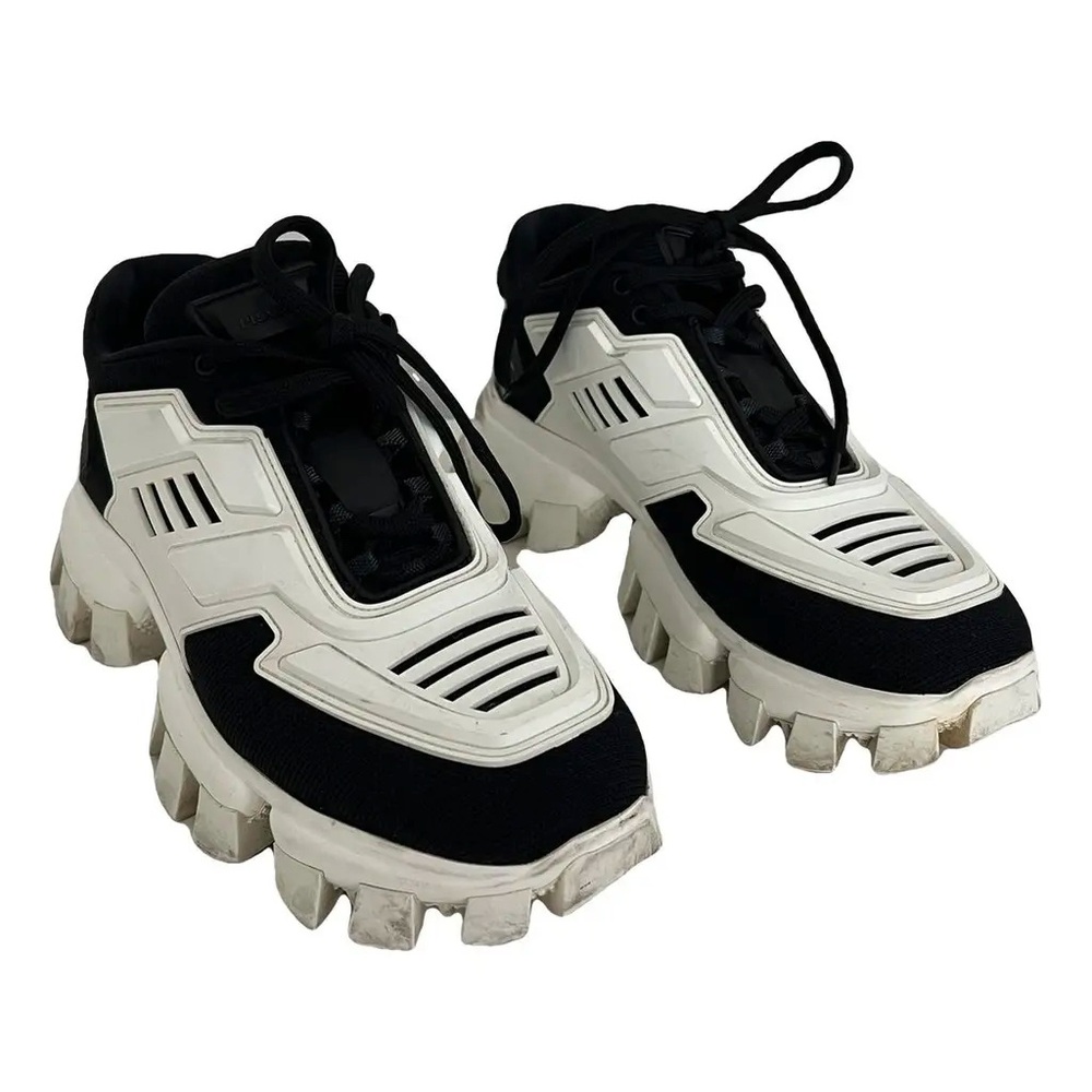 Prada Men's Monochrome Sneakers - Picture 2 of 6